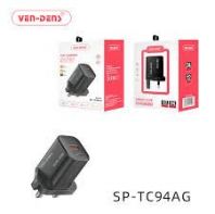 VEN-DENS FAST CHARGES 30W (US 3PIN) , 1 USB-C, 1 USB-A, (SP-TC94AG)