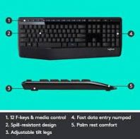 LOGITECH MK345 WIRELESS 2.4Ghz COMBO KEYBOARD AND 1000DPI MOUSE (920-012926)