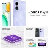 HONOR Play10 4G SMART PHONE,6.74" G81, 5MP+13MP, ANDROID 15  (4+128GB)