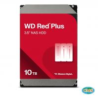 WESTERN DIGITAL Red Plus 10TB 3.5" NAS Hard Disk Drive 7200RPM (WD100EFGX)