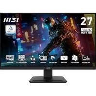 MSI PRO MP275 E14L PROFESSIONAL BUSINESS MONITOR - 27" gAMING MONITOR ,144Hz, 4MS, HDMIx1, VGAx1, Build In Speaker