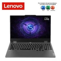 Lenovo LOQ 15IRX9 Gaming Laptop - I5 13450HX, 16GB DDR5, 512GB, 15.6", WIN11HOME, OFFICE HOME 2024 (83DV01BTMJ) LUNA GREY