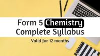 2024/25 KSSM F5 Chemistry (Complete syllabus)
