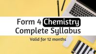 2024/25 KSSM F4 Chemistry Online Lesson (Complete syllabus)