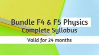 [BUNDLE] KSSM FORM 4 & 5 Physics Complete Syllabus