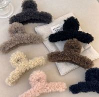 INS STYLE  SIMPLICITY FLUFFY SOFT HAIRCLIP �ٴ��Լ���ë������ץ��