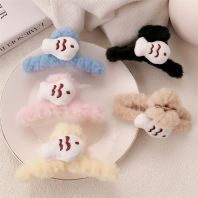 CUTE SMALL FISH FLUFFY SOFT 11CM HAIRCLIP �ɰ�ë��С���к�ץ��