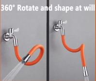 KR10106-RM4.30/UNIT 47CM ADJUSTABLE FAUCET EXTENSION WATER HOSE(12UNIT/PACK)