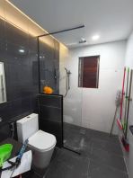 BATHROOM FIXED SHOWER SCREEN WITH NOTCHING SPECIALIST IN SEREMBAN