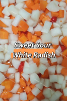 SWEET SOUR WHITE RADISH 1KG,3KG,20KG