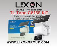 TP-Link Tapo C615F KIT Solar-Powered Floodlight Pan/Tilt Security Camera Kit