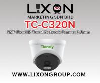 Tiandy TC-C320N 2MP Fixed IR Turret Network Camera 2.8mm Built-in Mic
