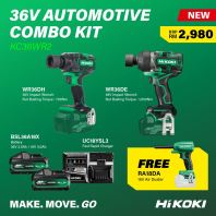 HIKOKI KC36WR2 36V CORDLESS COMBO KIT
