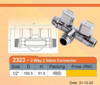 ANA 3 Way 2 Valve Connector ANA 3 Way 2 Valve Connector