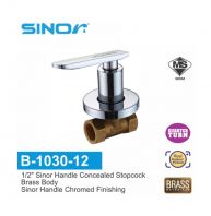SINOR 1/2�� Handle Concealed Stopcock (B-1030-12)