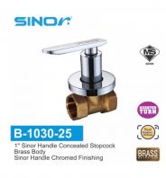 SINOR 1�� Handle Concealed Stopcock (B-1030-25)