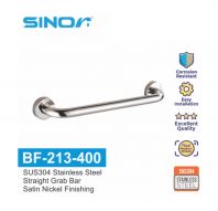 SINOR BF-213-400 SUS304 S/STEEL Straight Grab Bar