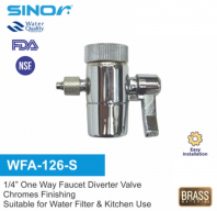 SINOR WFA-126-S 1/4�� One Way Faucet Diverter Valve