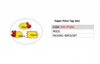 Paper Price Tag 3 In 1 Paper Price Tag 3 In 1