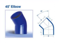 ABS Fittings Elbow 45 Deg