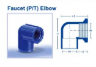 ABS Fittings PT Elbow