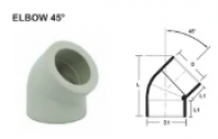 PPR Pipe Fittings Elbow 45 Deg PPR Pipe Fittings Elbow 45 Deg