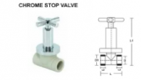 PPR Pipe Fittings Chrome Stop Valve PPR Pipe Fittings Chrome Stop Valve