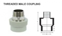 PPR Pipe Fittings Threaded Male Coupling PPR Pipe Fittings Threaded Male Coupling