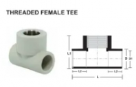 PPR Pipe Fittings Threaded Female Tee PPR Pipe Fittings Threaded Female Tee