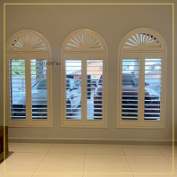 Sunburst Window Shutter
