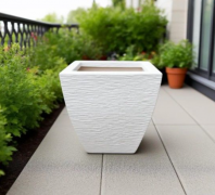 Premium Fiberglass Flower Pots   Decorative & Fade-Resistant for Gardens PC1247-17003 ֻ Pasu Tumbuhan Gentian Kaca B