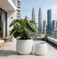 Fiberglass Flowerpot Manufacturer in Malaysia PC1247-16057 �������ǲ����ֻ�����������  Pengeluar Pasu Bunga Fiberglass di Malaysia