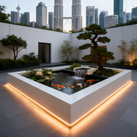 Top Outdoor Water Fountain with Fish Pond Malaysia �������ǻ�����Ȫ����� Air Pancut Luaran dengan Kolam Ikan Malaysia