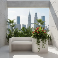 Modern Luxury Garden Bench Malaysia ���������ִ�������԰���� Bangku Taman Mewah Moden Malaysia