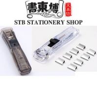 Paper Clamp Binder Clip Refill Office Stationery Transparent Pusher Clips Reusable Stapler Holder Paper Clamp Binder Clip Refill Office Stationery Transparent Pusher Clips Reusable Stapler Holder