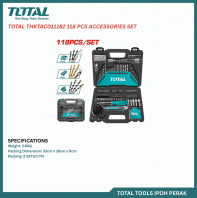 TOTAL THKTAC011182 118 PCS ACCESSORIES SET