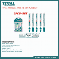 TOTAL TAC51118A 5 PCS JIG SAW BLADE SET