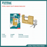 TOTAL HEAVY DUTY BRASS PADLOCK