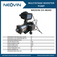 NEOVIN MULTISTAGE BOOSTER PUMP CH-M240