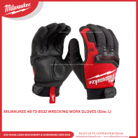 MILWAUKEE 48-73-8532 WRECKING WORK GLOVES (Size: L)