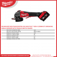 MILWAUKEE M18 FSAG125XPDB-0X0 M18 FUEL!