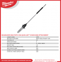 MILWAUKEE M18 FOPH-CSA QUIK-LOK!