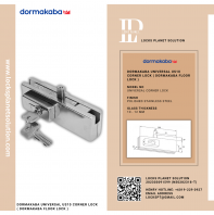 DORMAKABA UNIVERSAL US10 CORNER LOCK ( DORMAKABA FLOOR LOCK)