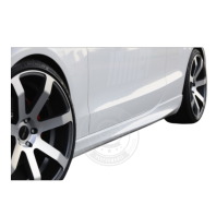 RGR style Side Skirt Bodykit for Audi A5 S5 2008 - 2015 2door 4door