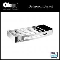 Abagno SB-3030A-BP Stainless Steel Shampoo Basket with Hooks