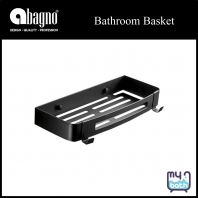Abagno SB-3030A-BN Stainless Steel Shampoo Basket with Hooks - Black Nickel