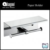 Abagno PH-308-BP Stainless Steel Double Paper Holder