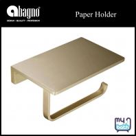 Abagno PH-505-ZG Stainless Steel Paper Holder - Zirconium Gold