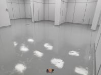 Cement Grind & Apply Epoxy Paint