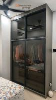 Wardrobe Anti-jump Sliding Door